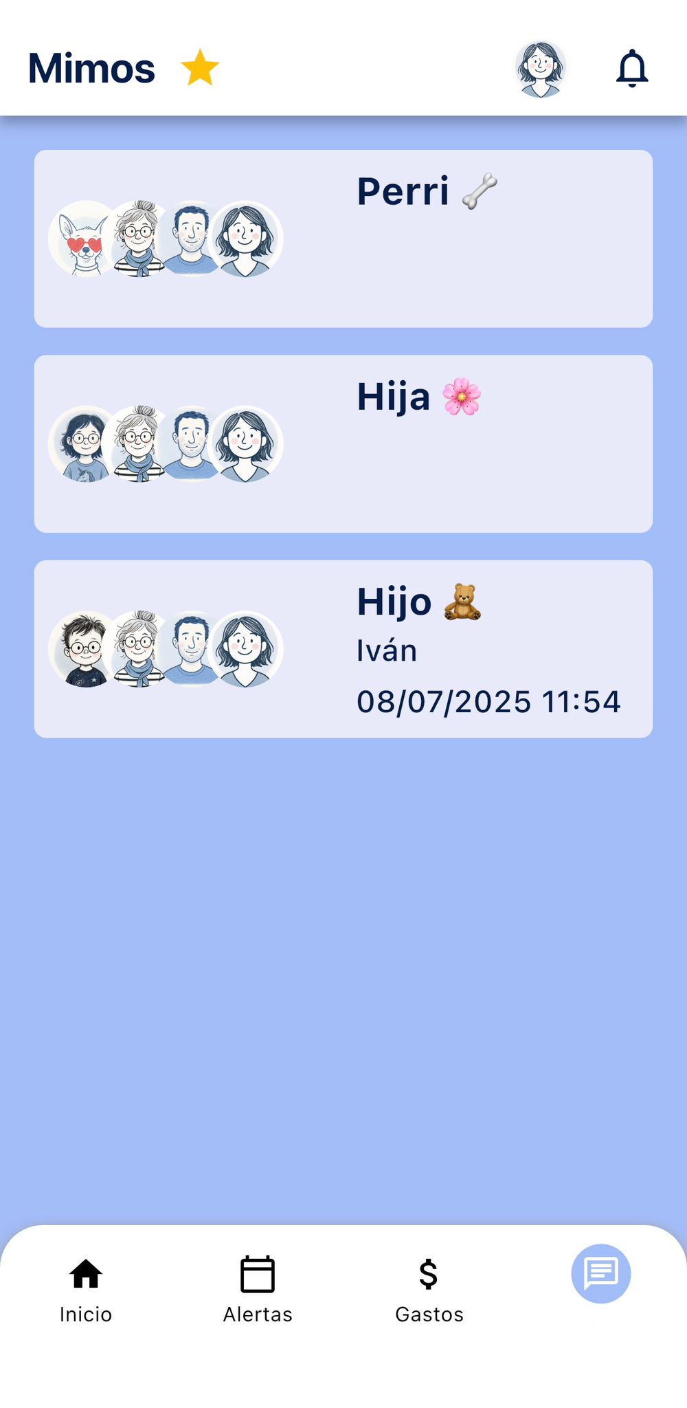 Mimos App - Chat interno seguro y videollamada integrada en la red